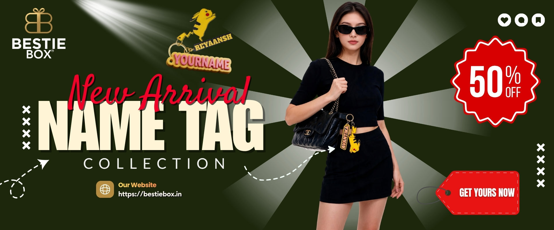 Custom Name Keychains & Personalized Bag Tags