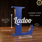 Personalized Initial & Name Desk Sign - Custom Decor | BestieBox