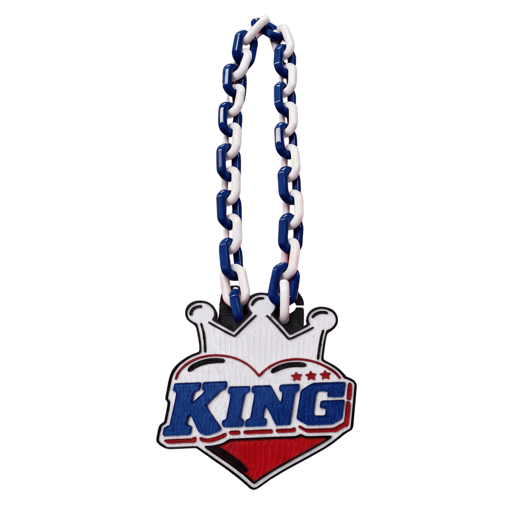 Personalized King's Crown Celebration Chain - Custom Statement Necklace | BestieBox