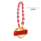 Personalized Queen of Hearts Celebration Chain - Custom Statement Necklace | BestieBox