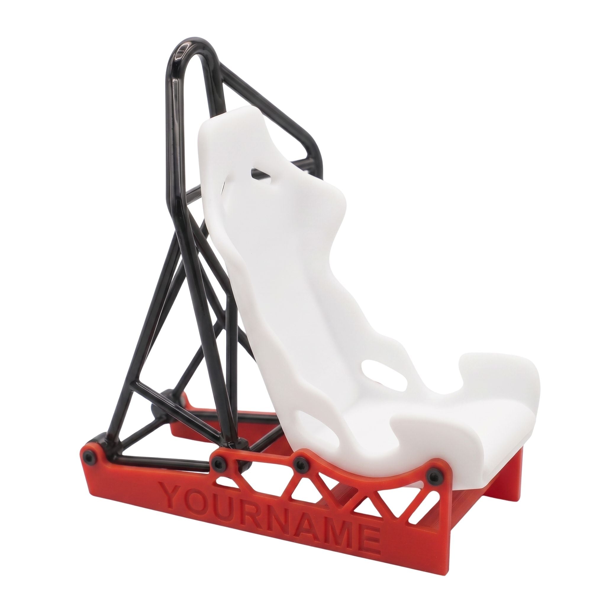 Personalized Racing Seat Phone Stand - Custom Desk Holder | BestieBox
