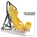 Personalized Racing Seat Phone Stand - Custom Desk Holder | BestieBox