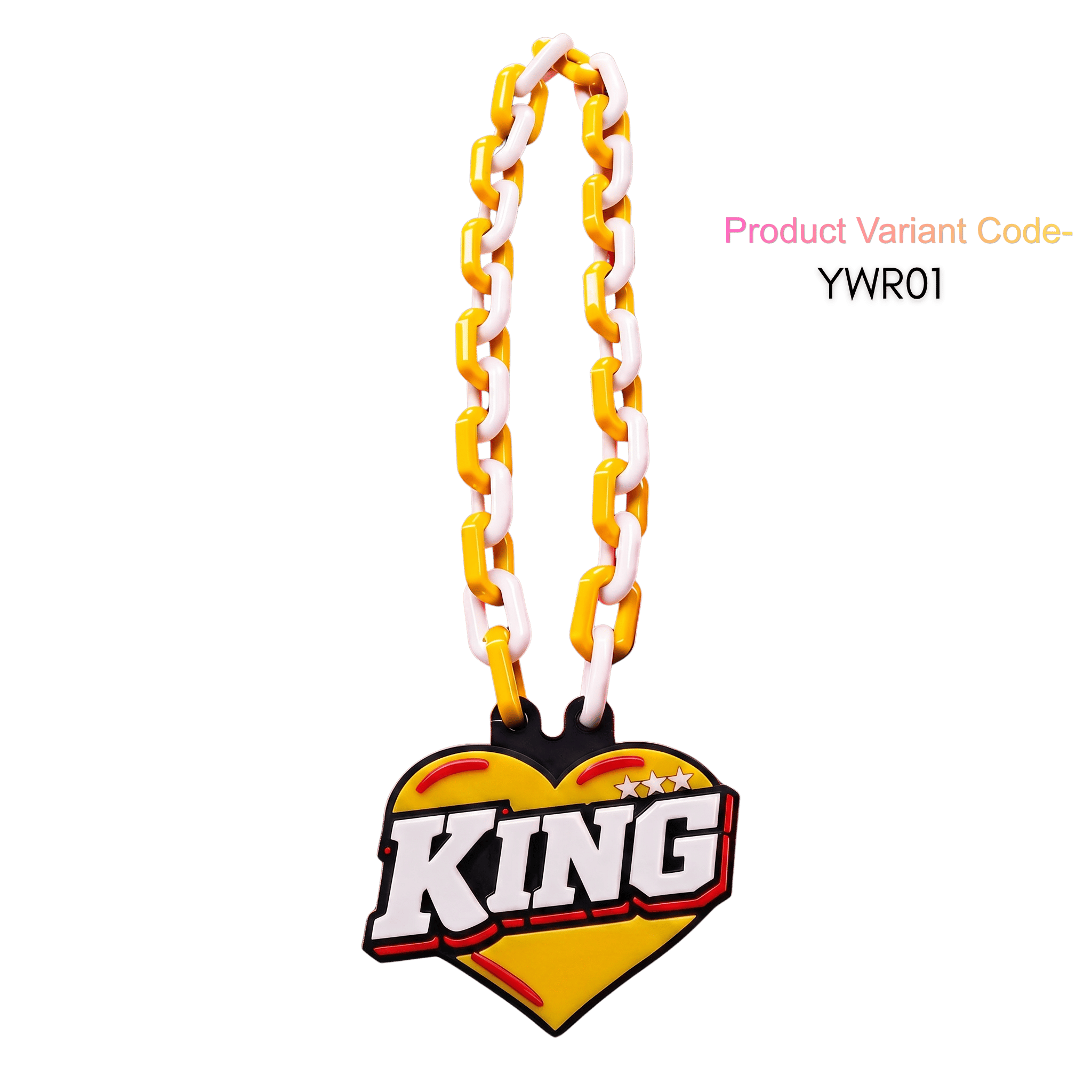 Personalized King of Hearts Celebration Chain - Custom Statement Necklace | BestieBox